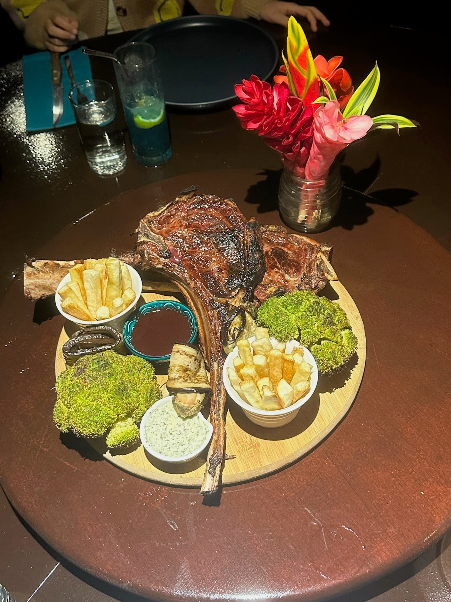 Locally sourced organic produce at Blå Bar Restaurant, Dolphin Blue Paradise, Bocas del Toro