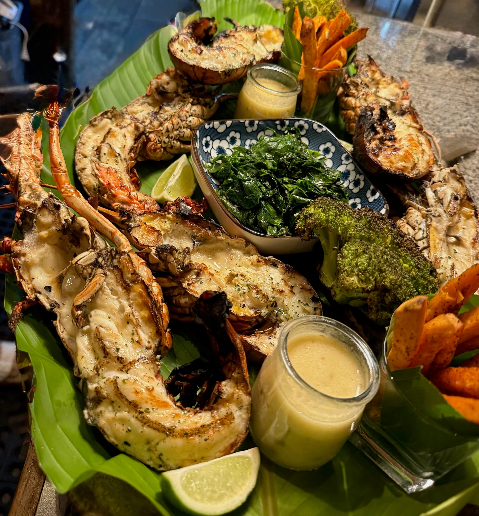 Farm-to-table dining at Blå Bar Restaurant, Dolphin Blue Paradise, Bocas del Toro - beautifully plated dishes with fresh local ingredients