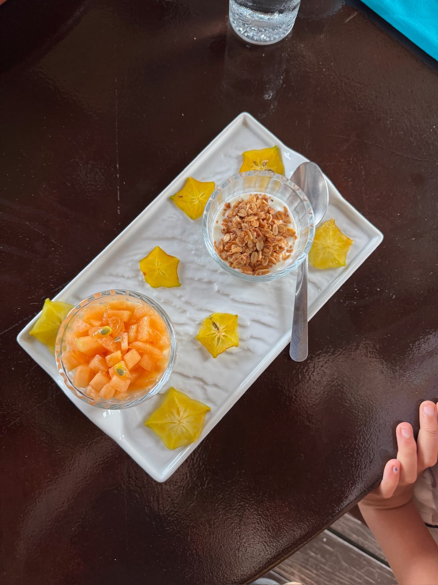 Fresh ingredients from tropical garden at Blå Bar Restaurant, Dolphin Blue Paradise, Bocas del Toro