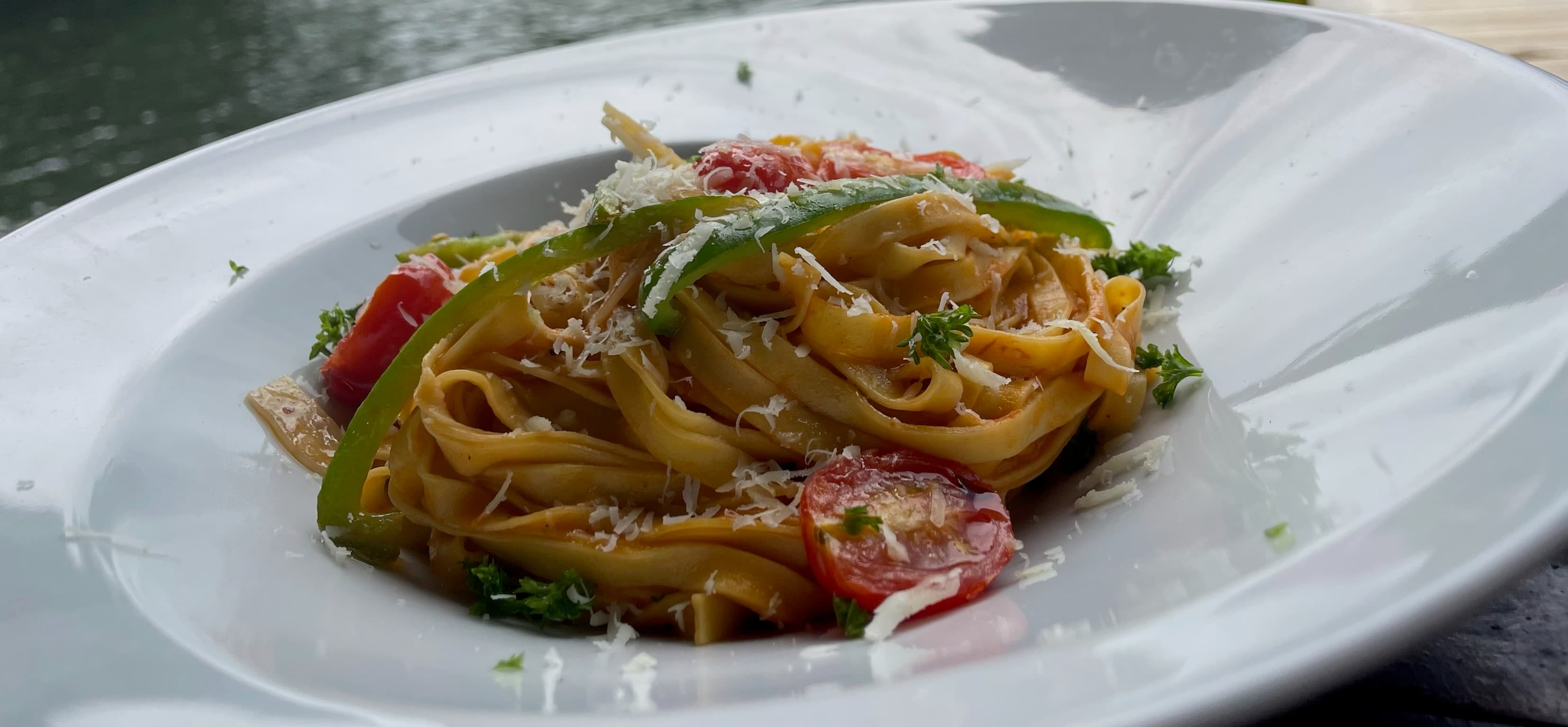 Fresh ingredients from garden and bay at Blå Bar Restaurant, Dolphin Blue Paradise, Bocas del Toro