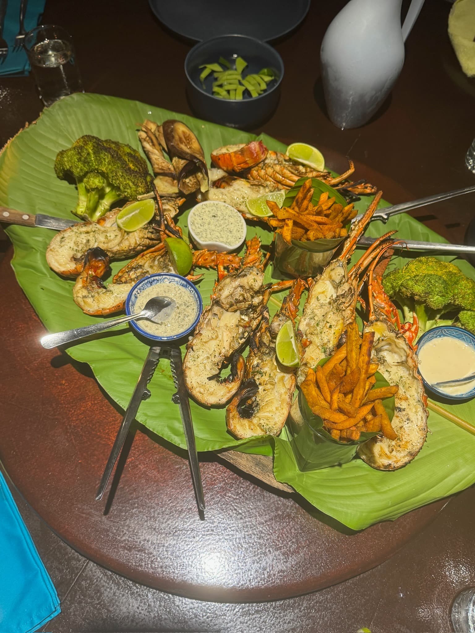Farm-to-table dining at Blå Bar Restaurant, Dolphin Blue Paradise, Bocas del Toro