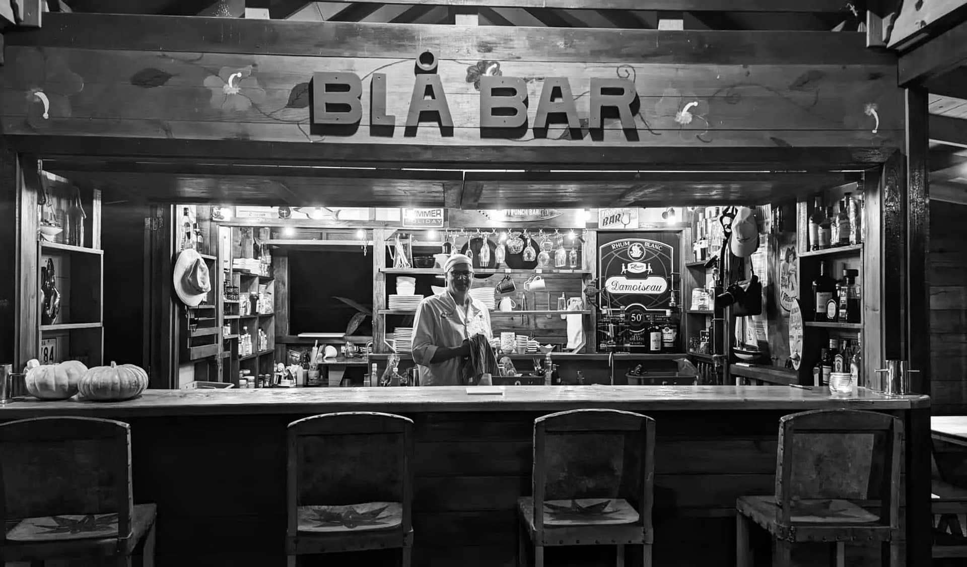 Blå Bar & Restaurant over the water at Dolphin Blue Paradise, Bocas del Toro