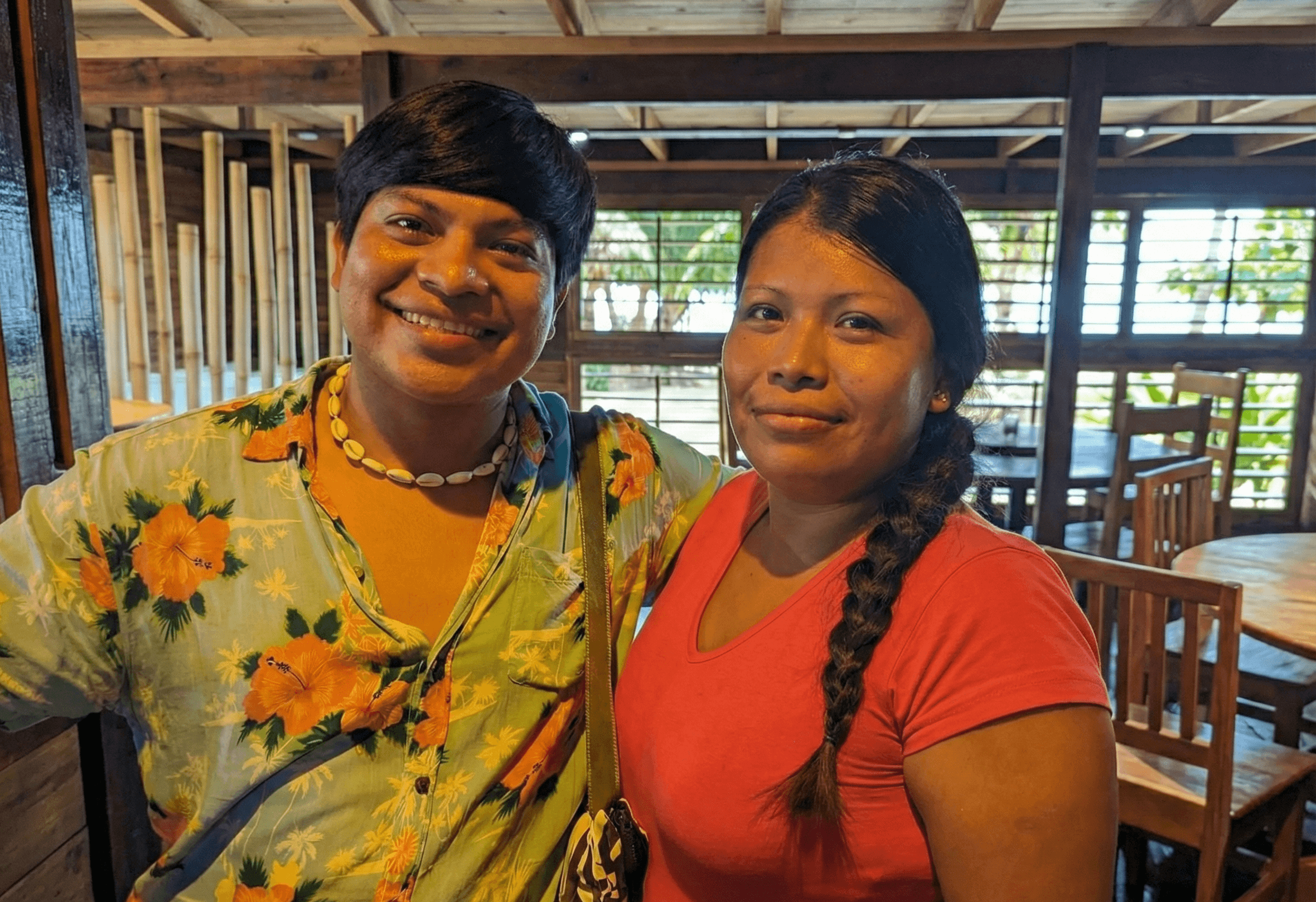 Ngäbe-Buglé community collaboration at Dolphin Blue Paradise - indigenous community members working with resort staff, cultural workshops, cacao farming, community partnerships, Bocas del Toro