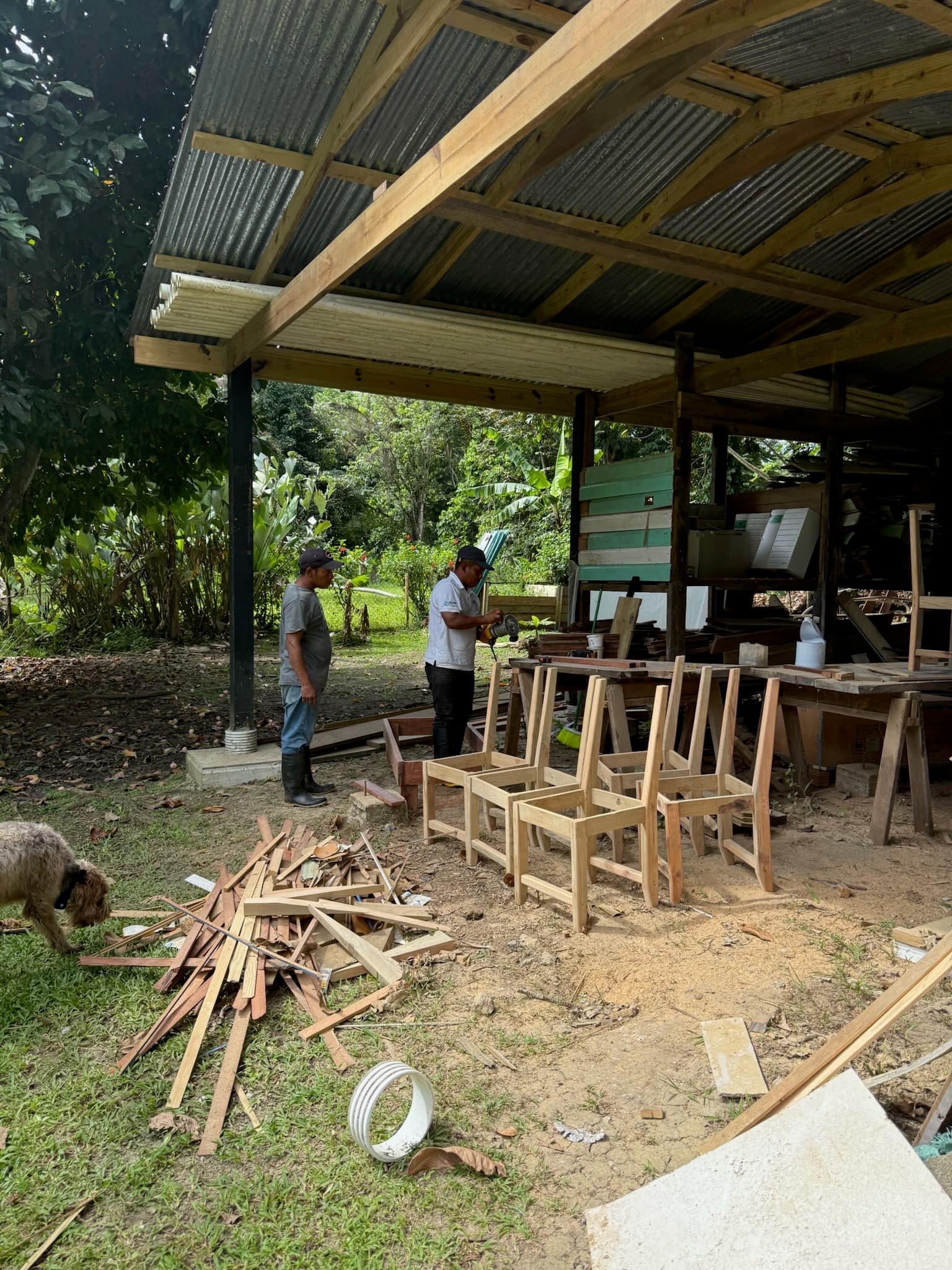 Reusable materials at Dolphin Blue Paradise - refillable dispensers, metal silverware, reusable straws, eco-friendly amenities, zero-plastic setup, Bocas del Toro